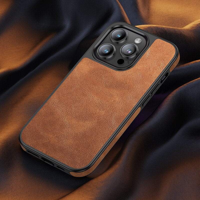 Full Protection Shockproof Leather Case For iPhone