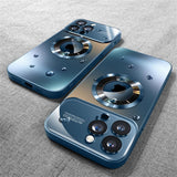 Custodia magnetica opaca per paraurti per iPhone 