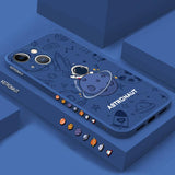 New Astronaut Liquid Silicone Protective Case For iPhone