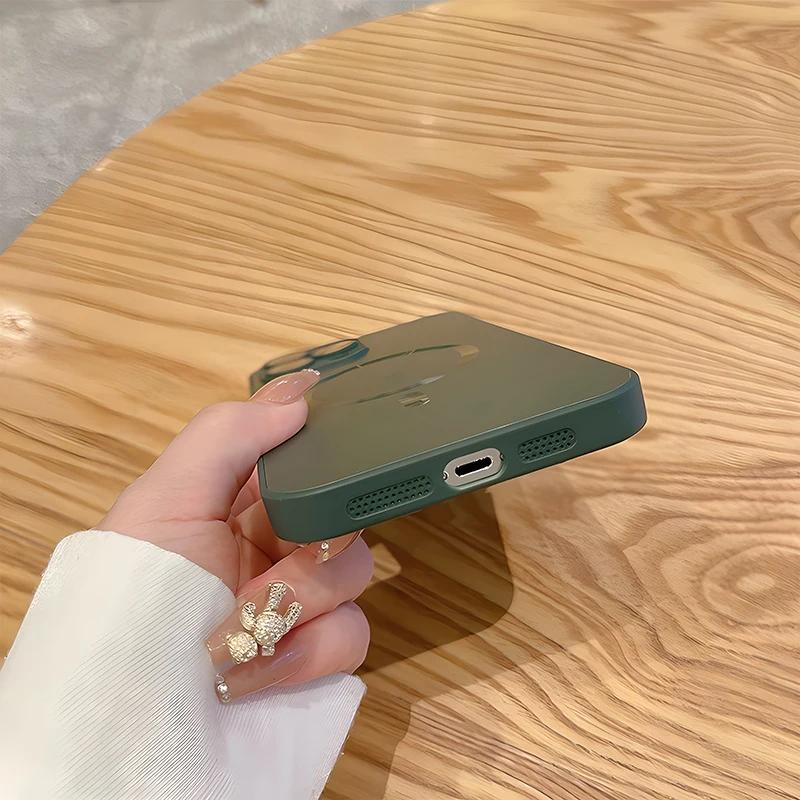 Matte Magnetic Silicone Case For IPhone