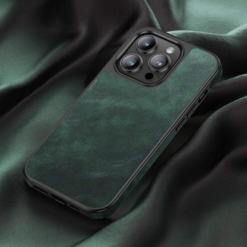 Full Protection Shockproof Leather Case For iPhone