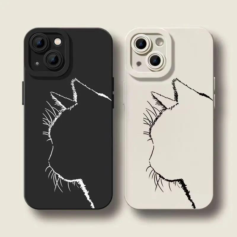 Oil Painting Cat Phone Case For IPhone