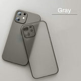 Ultra Thin Matte Case For iPhone