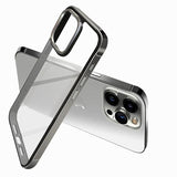 Custodia protettiva per fotocamera in metallo di lusso per iPhone 