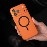 Metal Frame Magnetic Phone Case For iPhone