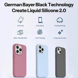 Original Liquid Silicone Soft Case Protection For IPhone