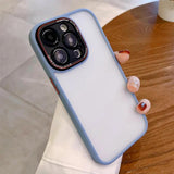 Luxury Matte Camera Protect Shockproof Phone Case For IPhone