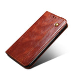 Oil Leather Flip Case For IPhone