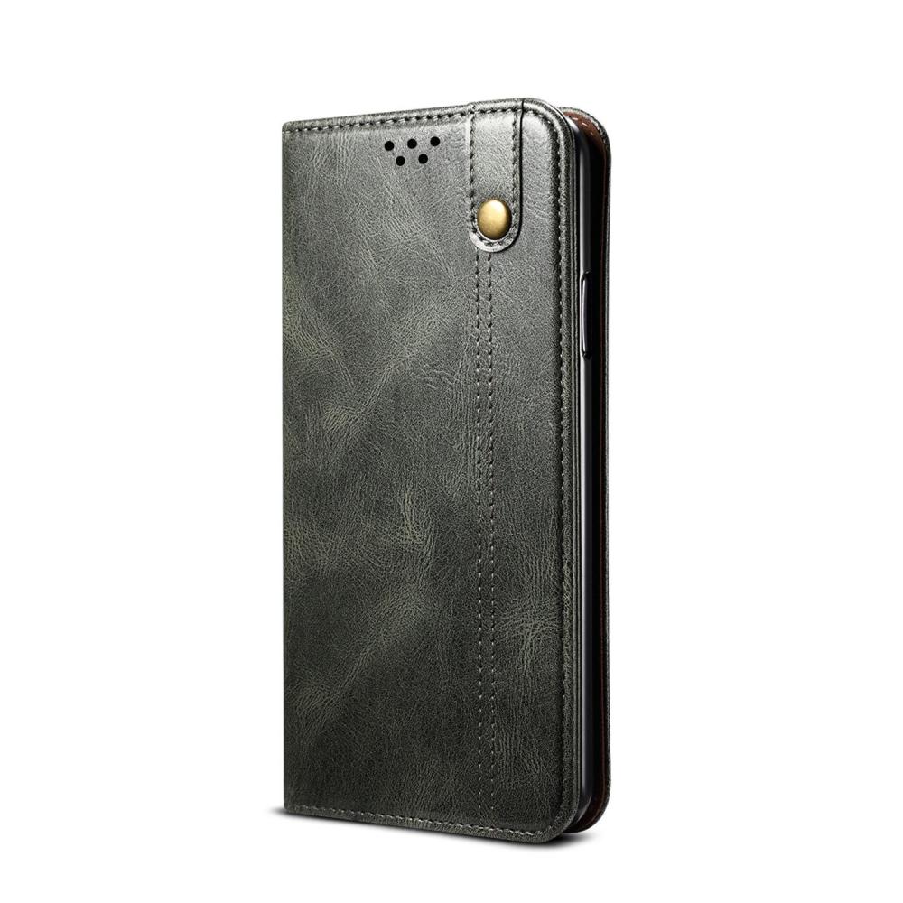 Oil Leather Flip Case For IPhone