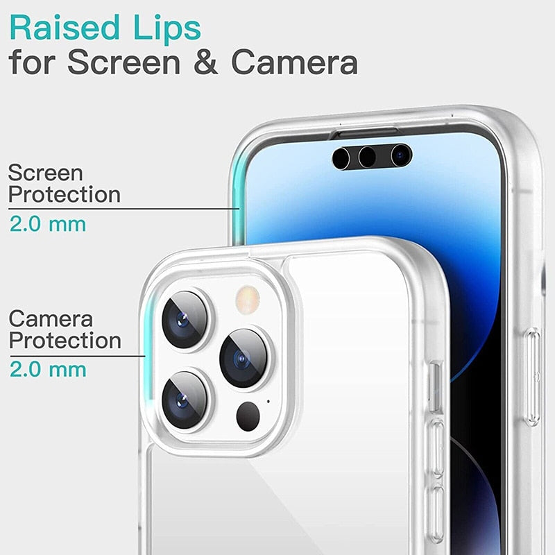 360 Full Body PC+TPU Shockproof Case For iPhone