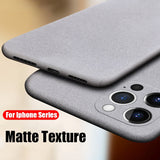 Ultra-Thin Sandstone Matte Case For iPhone