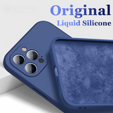 Custodia per telefono in silicone liquido per iPhone 