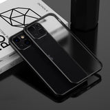 Electroplate Frosted Transparent Case For iPhone