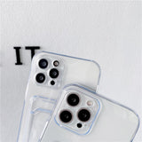 Card Holder Transparent Phone Case For iPhone