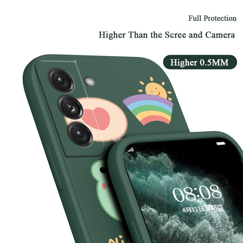 Cute Frog Patterns Phone Case For Samsung Galaxy