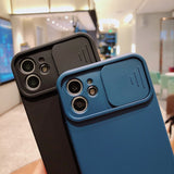 Lens Protection Liquid Silicone Case For iPhone