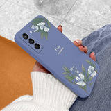 Camera Protection Flowers Case For Samsung Galaxy