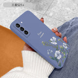 Camera Protection Flowers Case For Samsung Galaxy