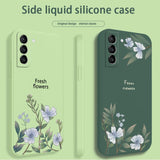 Camera Protection Flowers Case For Samsung Galaxy