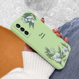 Camera Protection Flowers Case For Samsung Galaxy