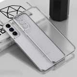 Plating Silicone Clear Matte Case for Samsung