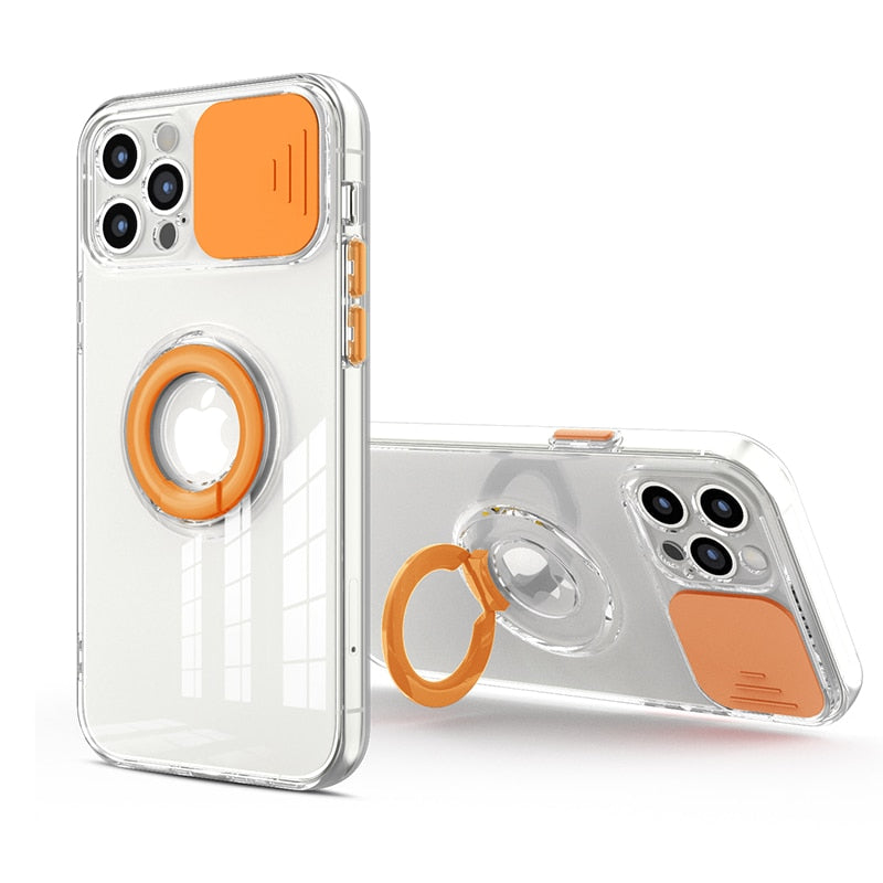 Luxury Clear Shockproof Soft Case for iPhone