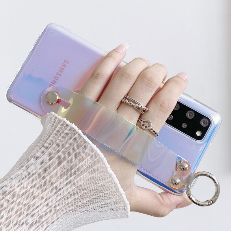 Dream Color Wrist Strap Case For Samsung Galaxy
