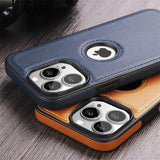 Luxury Soft PU Leather Case For iPhone