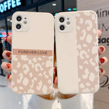 Leopard Print Silicone Phone Case For iPhone