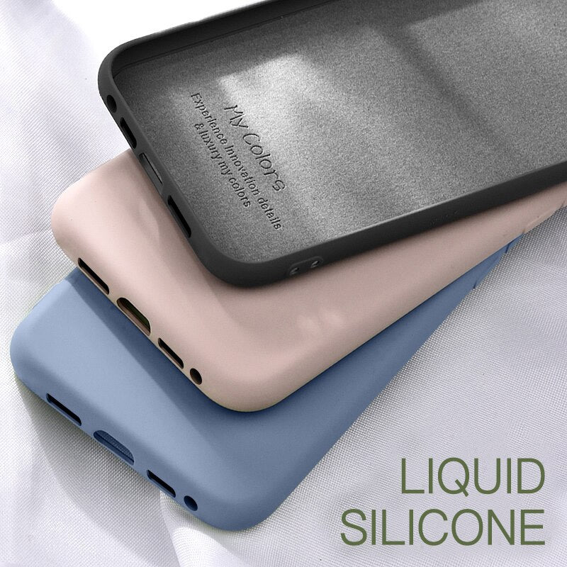 삼성 갤럭시용 새 액체 실리콘 휴대폰 케이스 