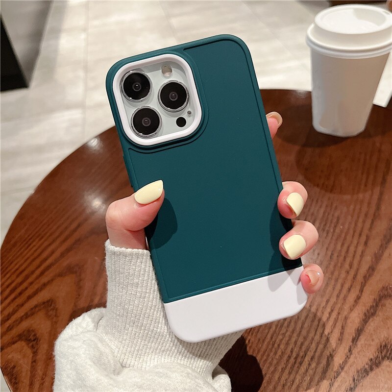 Luxury 3 in 1 Armor Bumper Case For iPhone