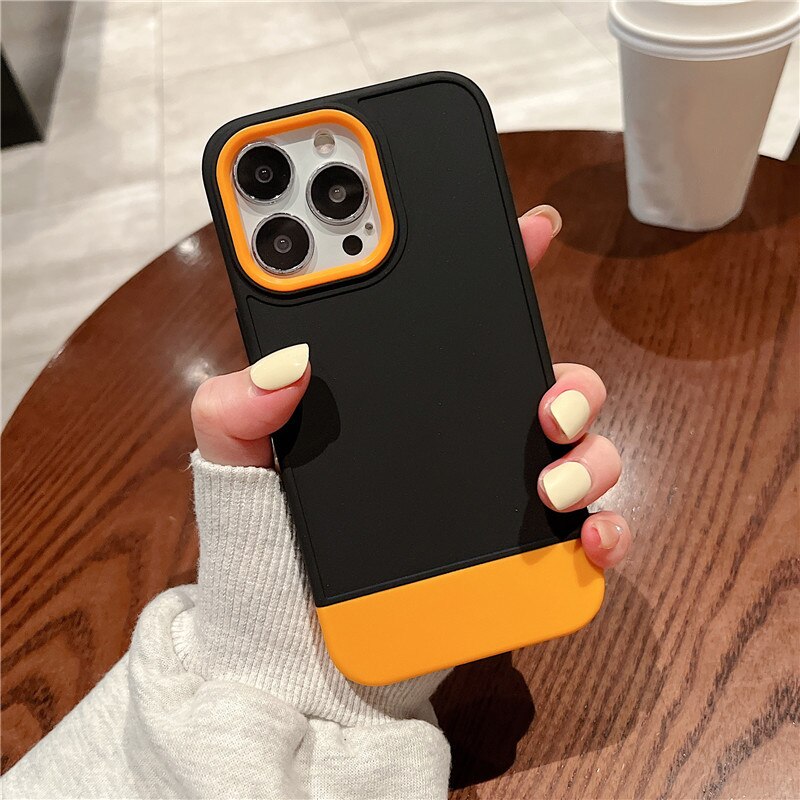 Luxury 3 in 1 Armor Bumper Case For iPhone