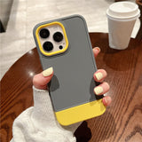 Luxury 3 in 1 Armor Bumper Case For iPhone