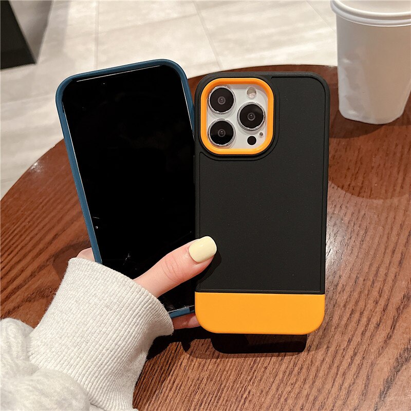 Luxury 3 in 1 Armor Bumper Case For iPhone