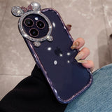 Diamond Bear Ear Case for iPhone