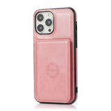 Wallet Car Magnet Leather Case For iPhone
