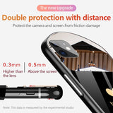 Cute Oval Heart-shaped Glass Case For iPhone