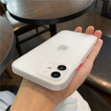 Luxury Matte Transparent Phone Case for iPhone