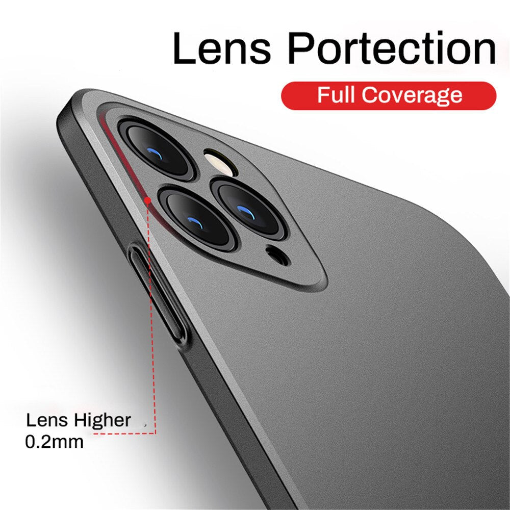 Matte Sandstone Ultra Thin Case For iPhone