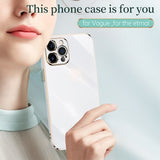 Soft Sillicone Plating Case For iPhone