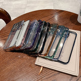 Luxury Plating Square Case For iPhone