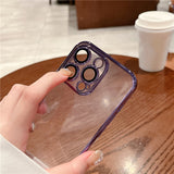 Luxury Plating Square Case For iPhone