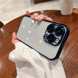 Luxury Plating Square Case For iPhone