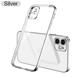Luxury Plating Transparent Case For iPhone