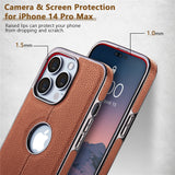 Luxury Texture Leather Case for iPhone
