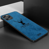 Luxuy Christmas Deer Cloth Case For iPhone
