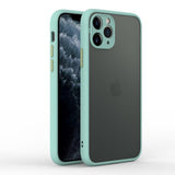 Silicone Hybrid Cover Camera Protection Matte Case For iPhone