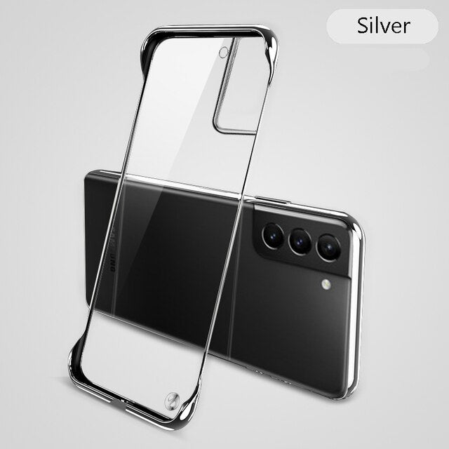 Clear Plating Frameless Case For Samsung