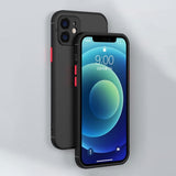 Luxury Matte Silicone Shockproof Case for iPhone