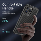 Clear Shockproof Carbon Fiber Case For iPhone